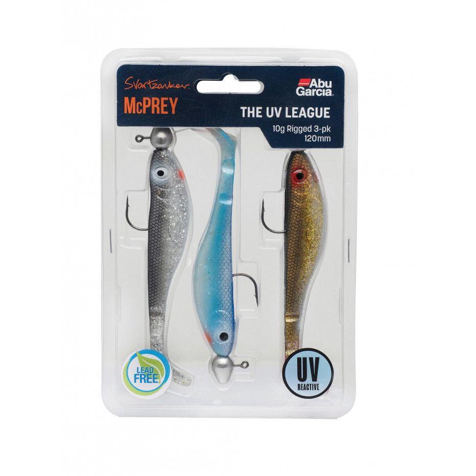 Abu Garcia - Kit Leurre Souple Abu Garcia Svartzonker Mcprey Prerigged (the Uv League) - Leurre Souple - Bleu - Taille Unique - Decathlon
