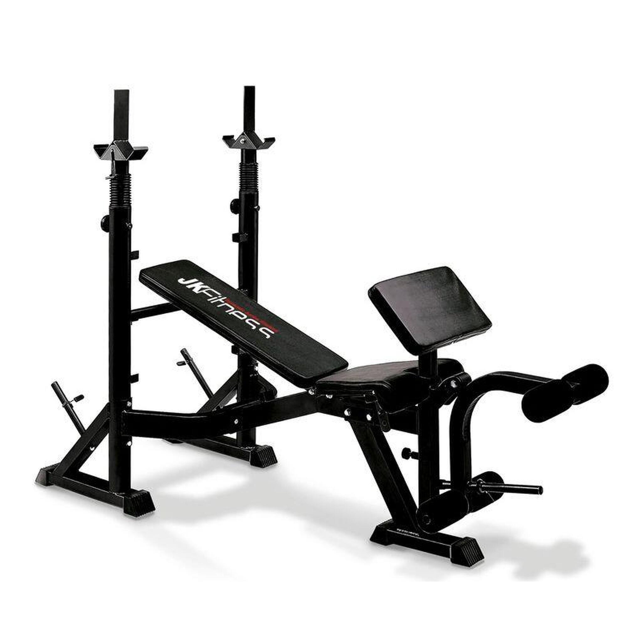 Panca regolabile con portabilanciere Jk Fitness Jk 6070 |  Jk Fitness