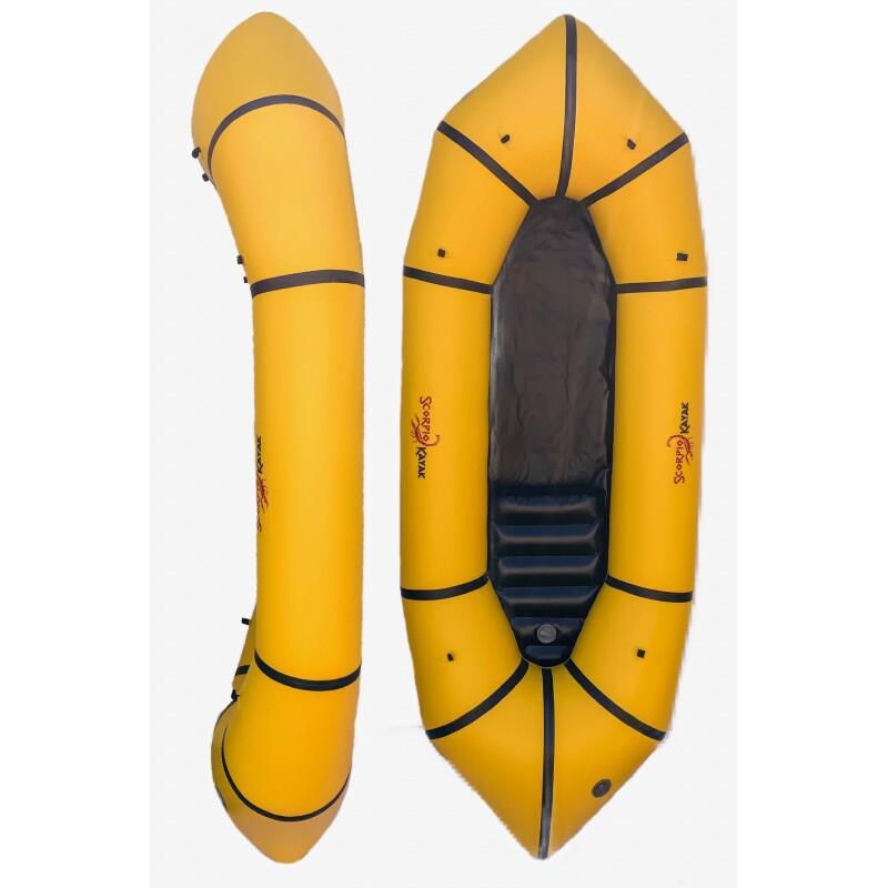 Ponton pneumatyczny do pływania Scorpio kayak Packraft TPU lekki