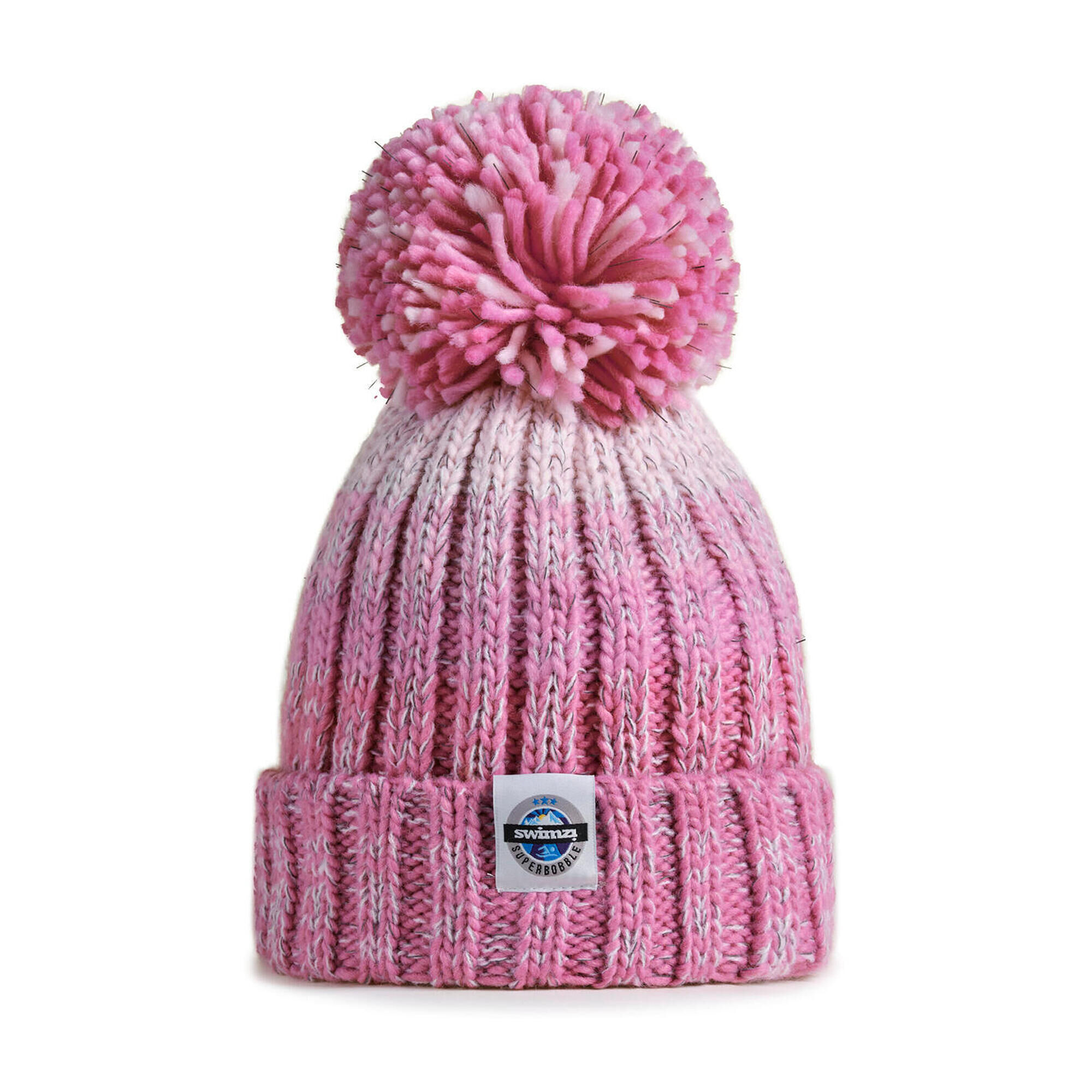 SWIMZI Rose Pinks Gradient Super Bobble Hat