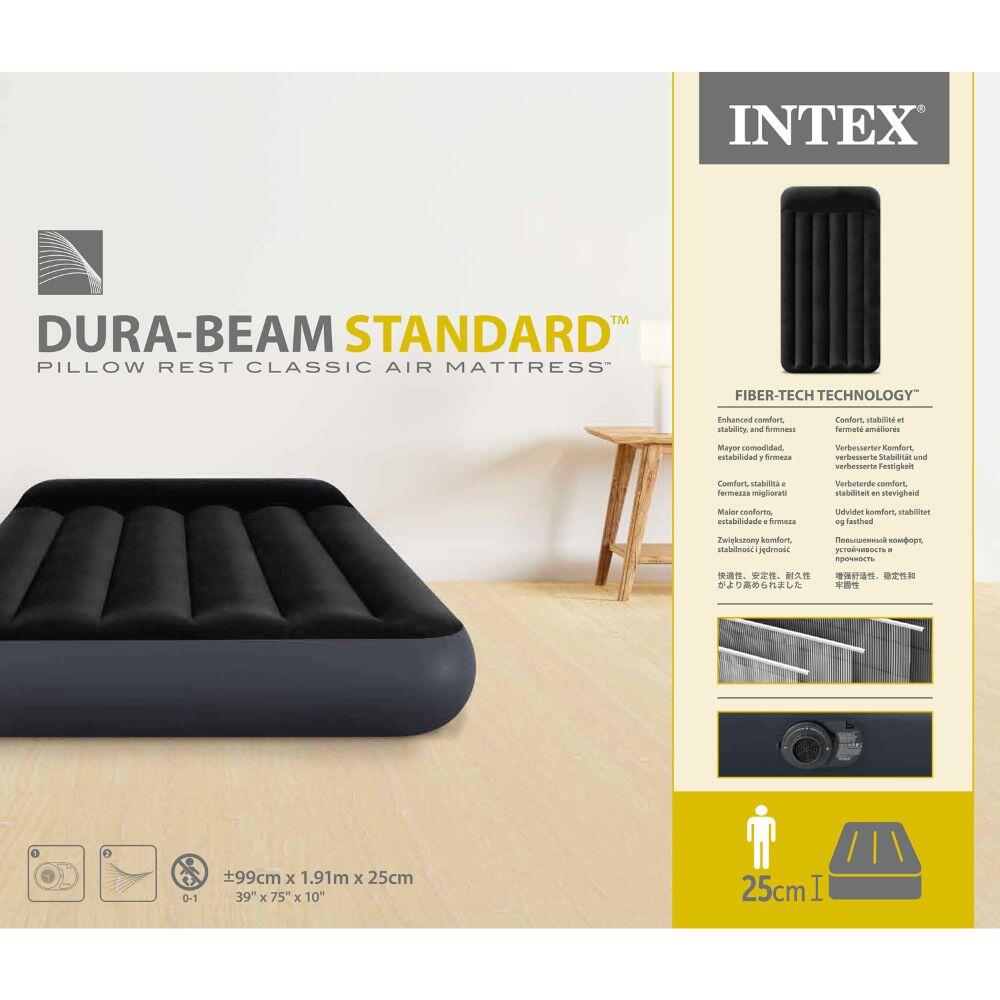 Nafukovací matrace INTEX 64146 TWIN PILLOW REST CLASSIC 99x191x25 cm 5/6