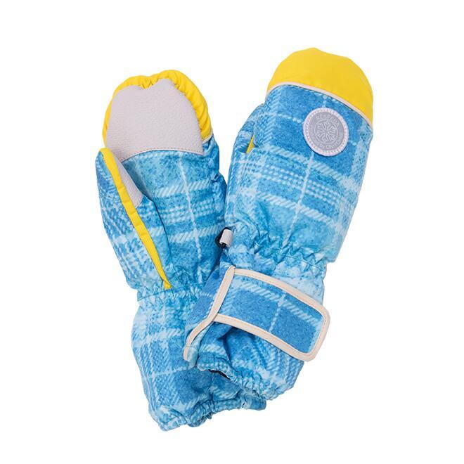 Toddle's Snowboard Waterproof & Windproof Tartan mittens