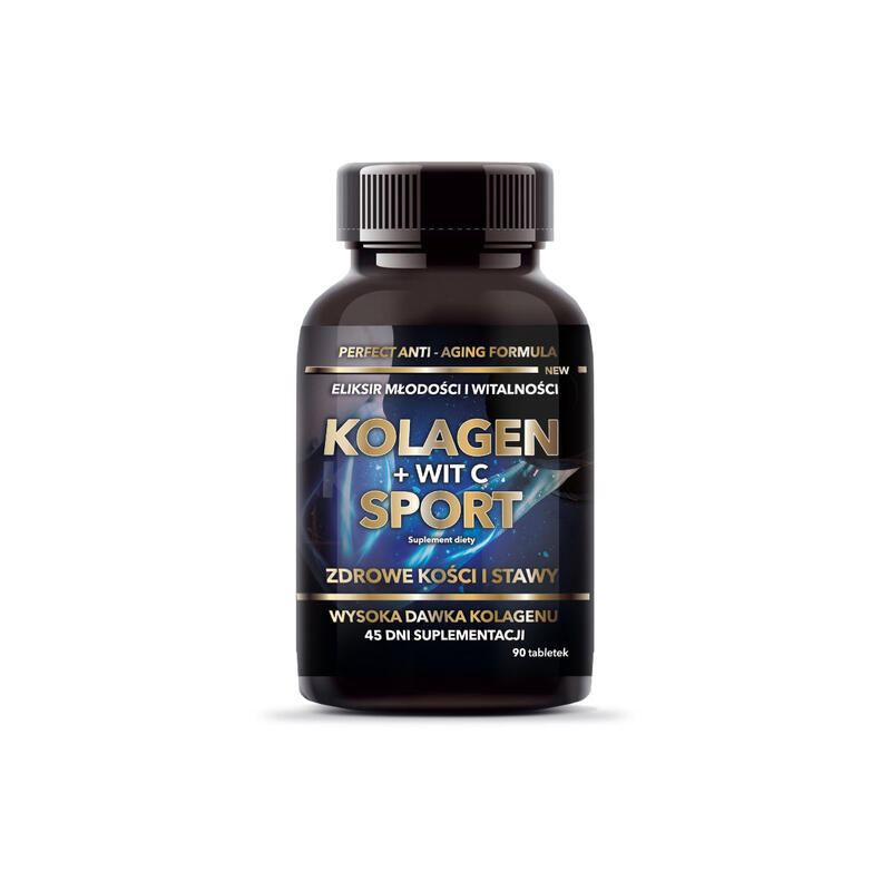 Kolagen tabletki + wit Intenson C Sport 500mg 90 tabl.