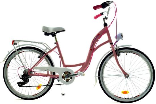 Rower Miejski Dziecięcy Dallas Bike City Junior 24" 6spd