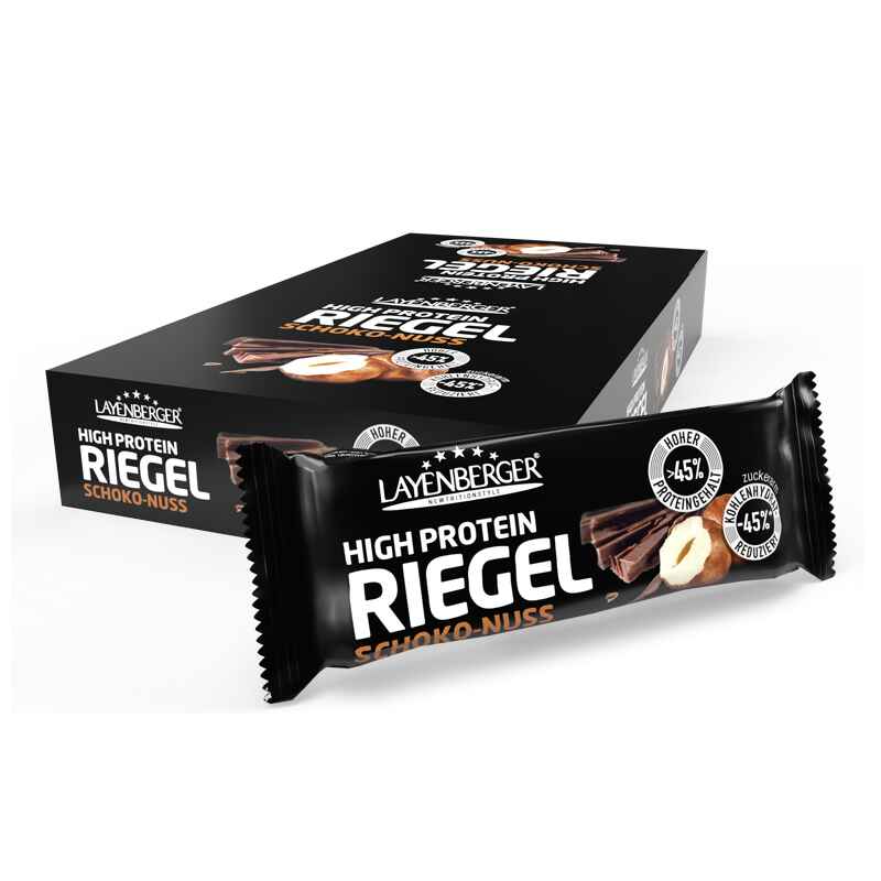 HIGH PROTEIN RIEGEL Schoko-Nuss 18x35g