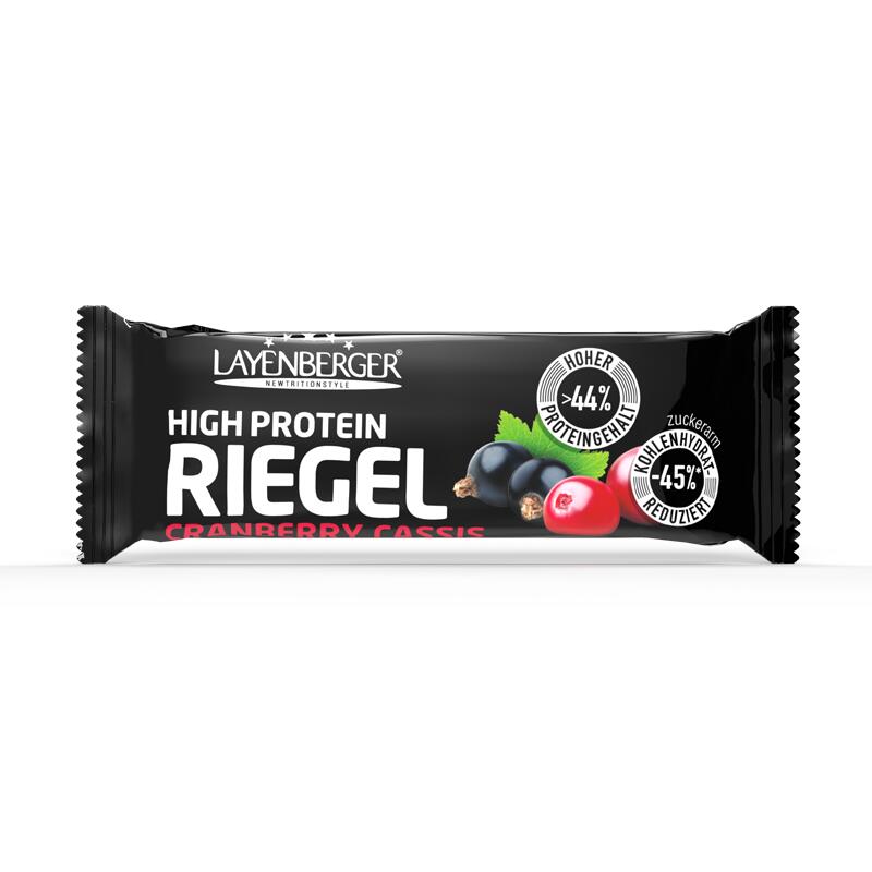 HIGH PROTEIN RIEGEL Cranberry-Cassis 18x35g