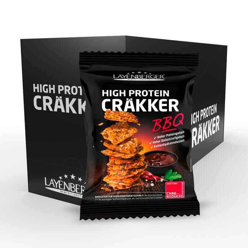 HIGH PROTEIN CRÄKKER BBQ - 8x75g