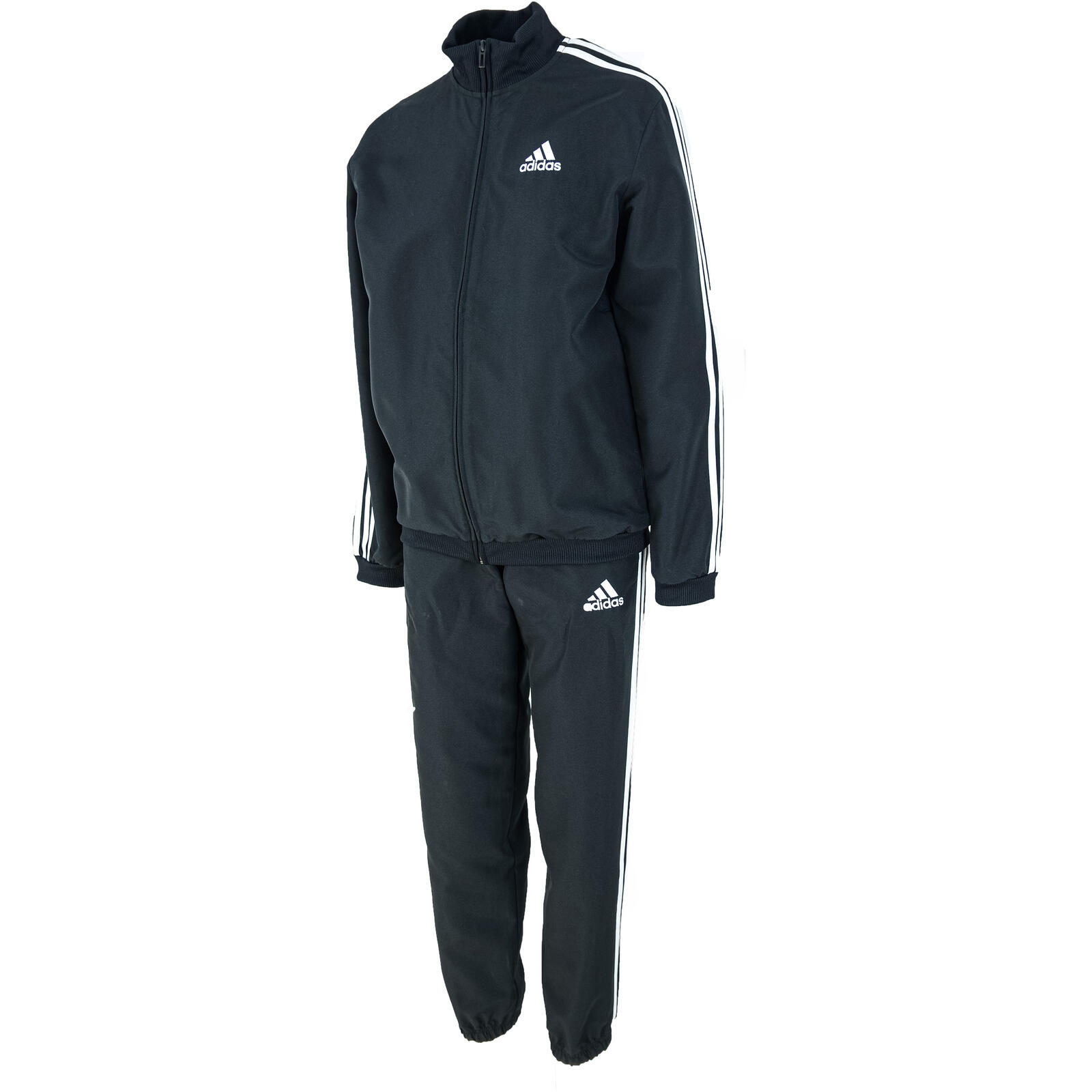Tuta adidas AEROREADY Essentials Regular-Fit 3-Stripes, Nero, Uomini 3/6