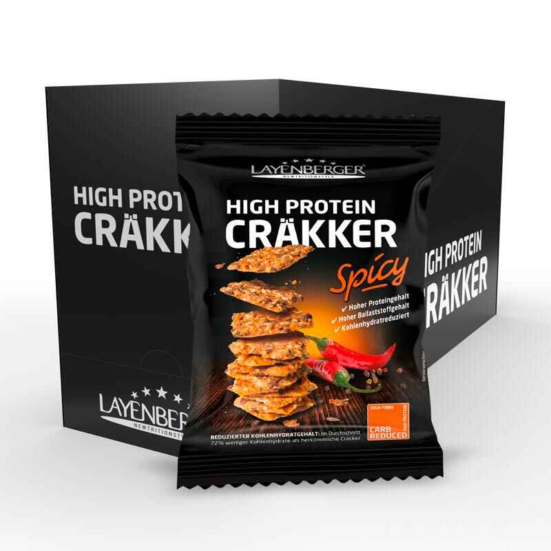 HIGH PROTEIN CRÄKKER Spicy 8x75g