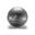 Fitnessbal - Zitbal - 55 cm - Yoga bal - Unisex - Zilver