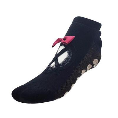 Calze antiscivolo antibetteriche Babette Parigina donna Fitness e Casa nera