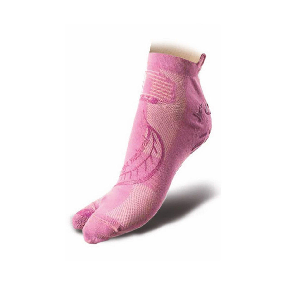 R-evenge - Chaussettes De Yoga  1 Finger Adulte Antidérapantes Coton Organique Lilas - Chaussettes - Mauve|rose|violet - 42/45 - Decathlon