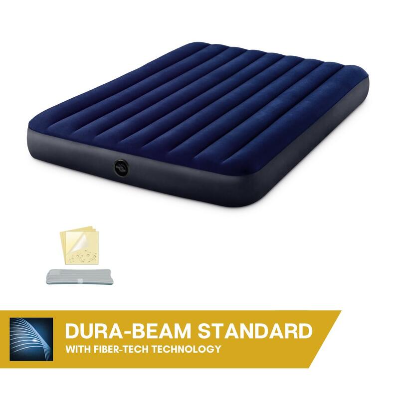 Luftmatratze - Intex Classic Dura-Beam -  Doppel - 203x152x22 cm - PVC - Blau