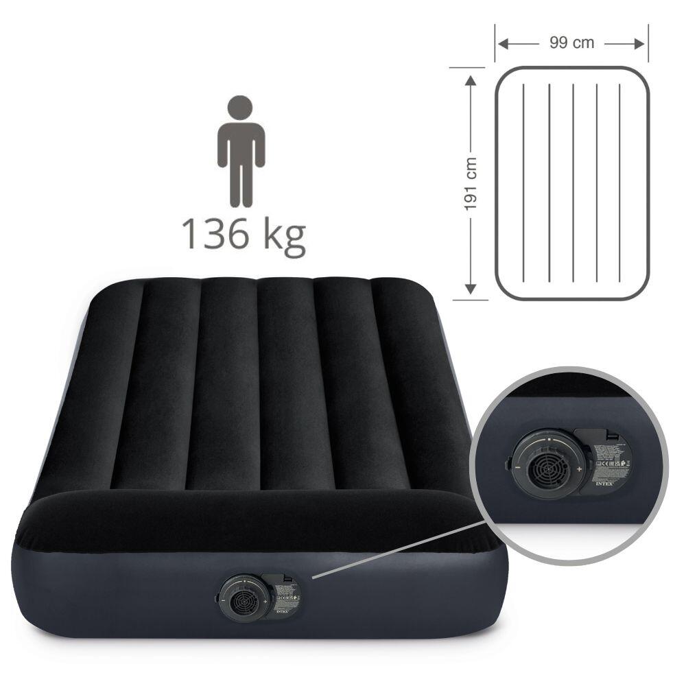 Matelas gonflable randonnée - Pillow Rest Classic bleu foncé adulte 2/6