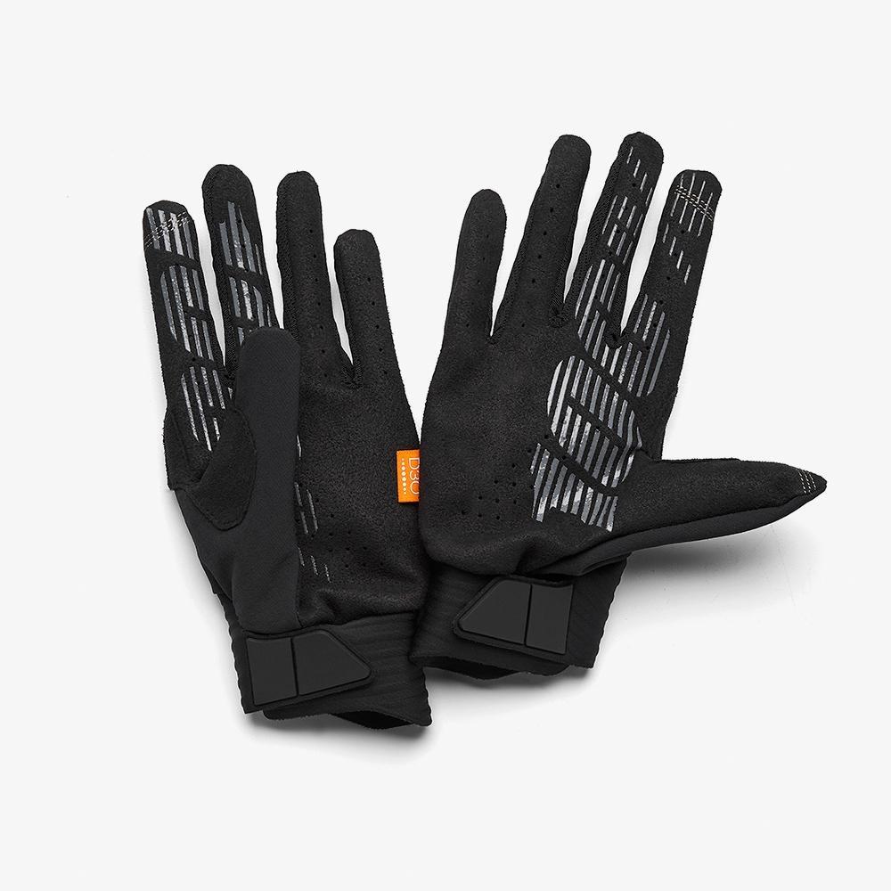 Guantes largos Cognito naranja fluor 100% Cycling 3/5