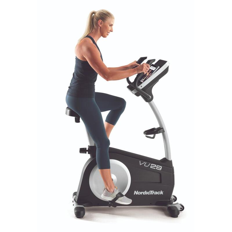 Hometrainer VU29 aansluiten iFIT / 14" HD touchscreen / Effectief 9kg