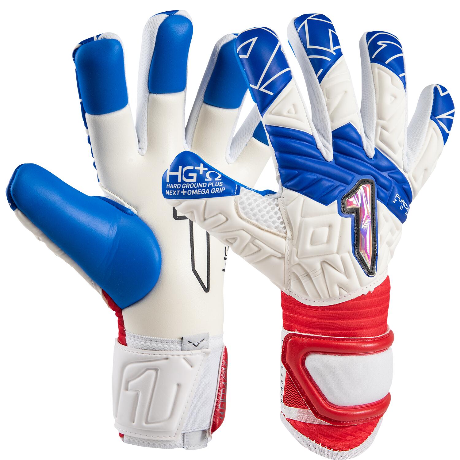 RINAT Rinat keeperhandschoen Fiera GK Alpha Rood/WitBlauw - 9