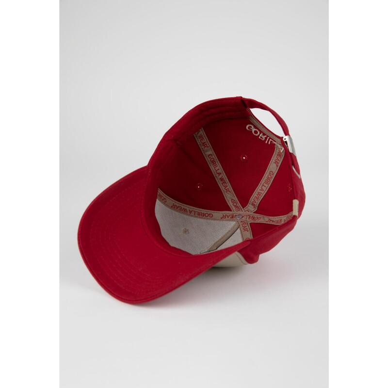 Buckley Cap - Red/Beige - One Size