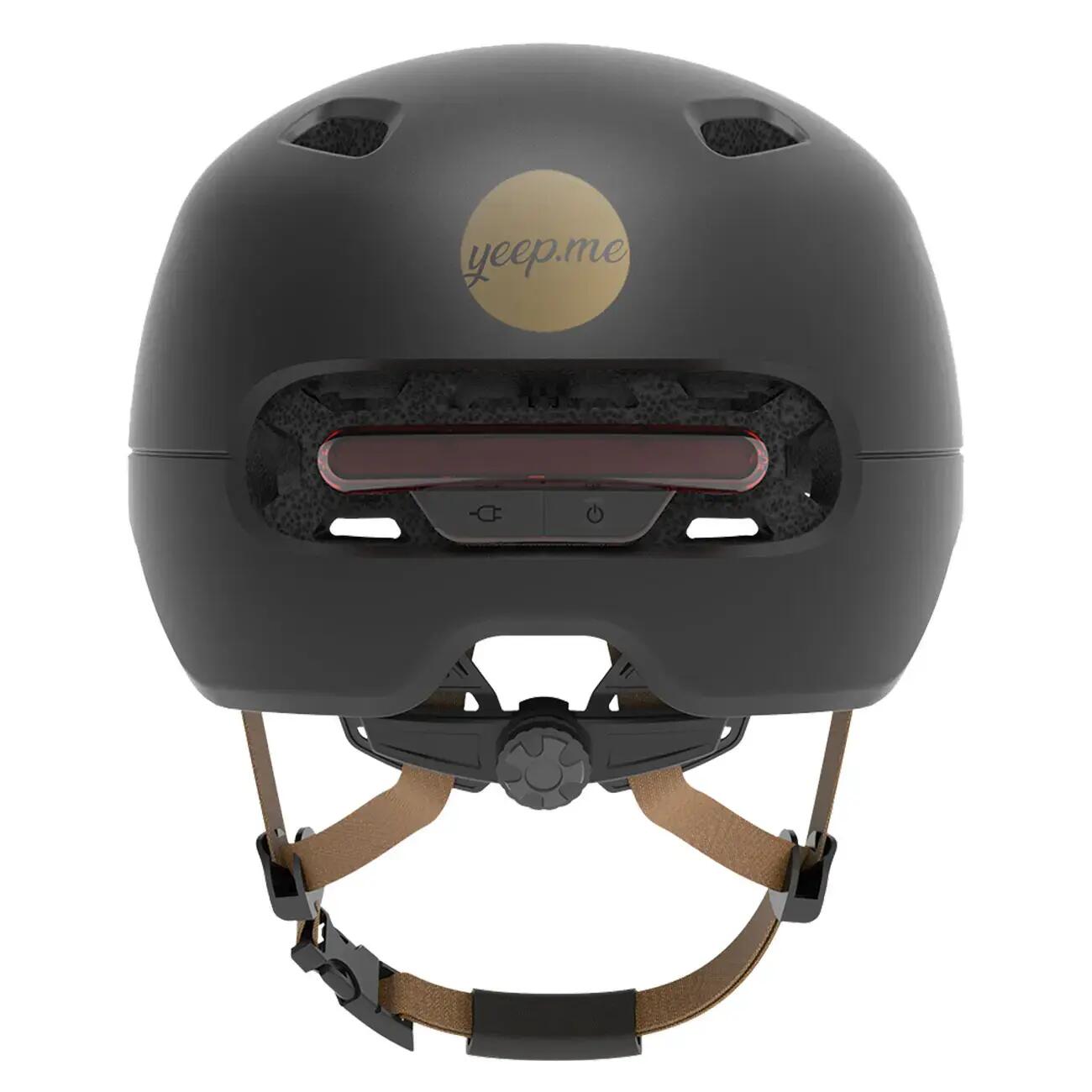 Casque YEEP.ME H.60 LED et Feu de stop L - pour Vélo, Trottinette 3/4