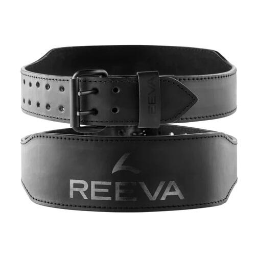 Cintura fitness in pelle - Nera |  Reeva