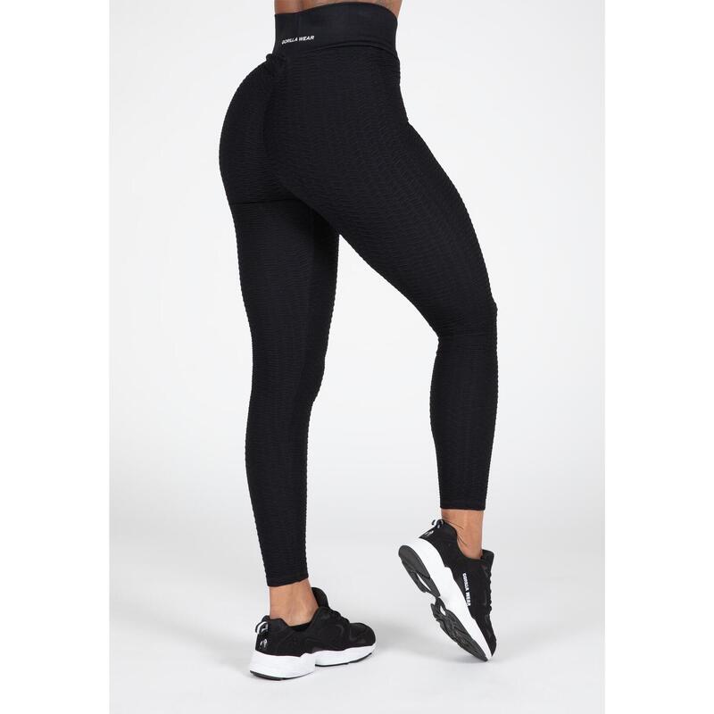 Pantalón Chándal Fitness Largo Mujer GORILLA WEAR Marion Negro