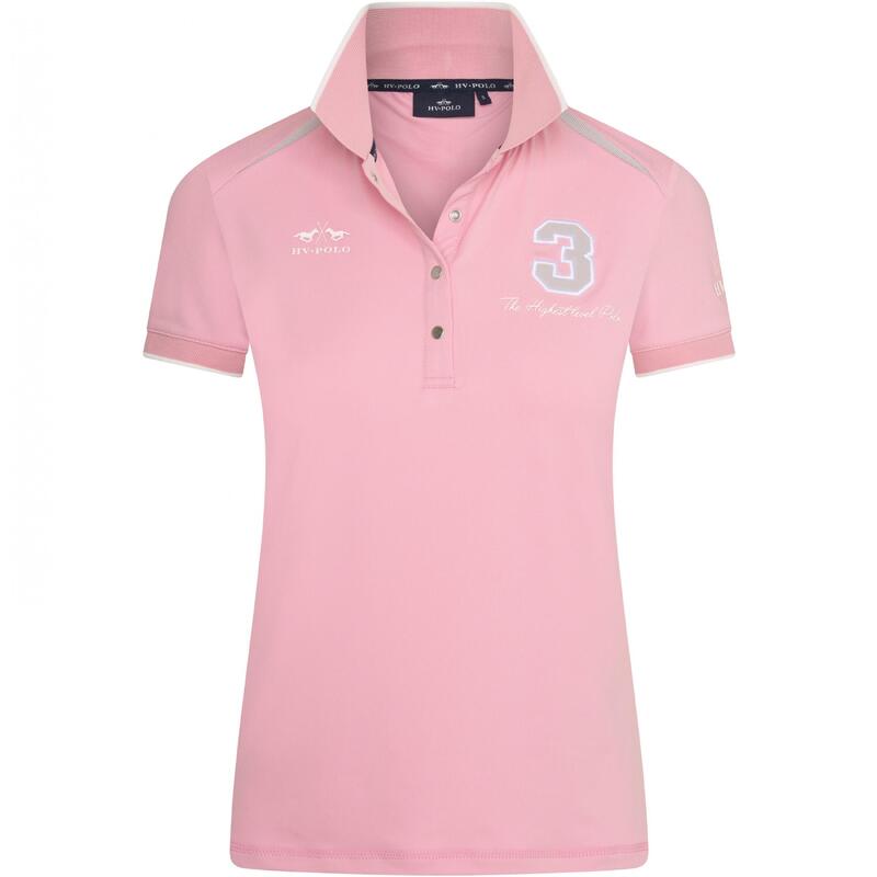 Damen Poloshirt Favouritas Tech happy pink