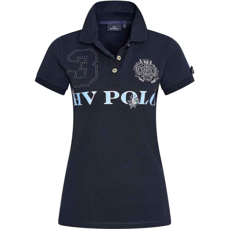 Damen Poloshirt Favouritas Palms navy