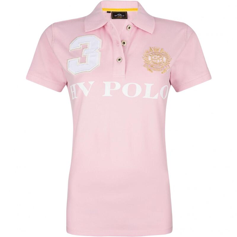 Damen Poloshirt HVPFavouritas EQ pink