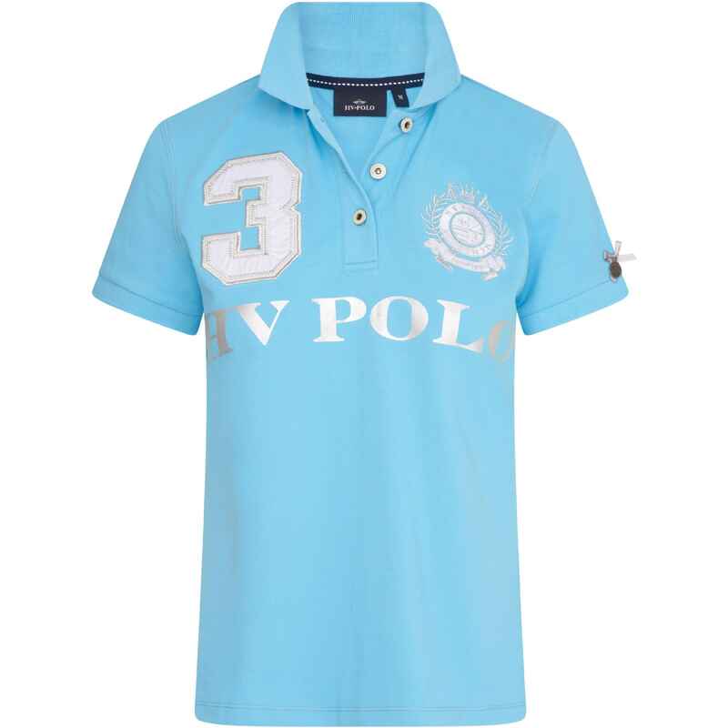 Damen Poloshirt Favouritas EQ aqua blue