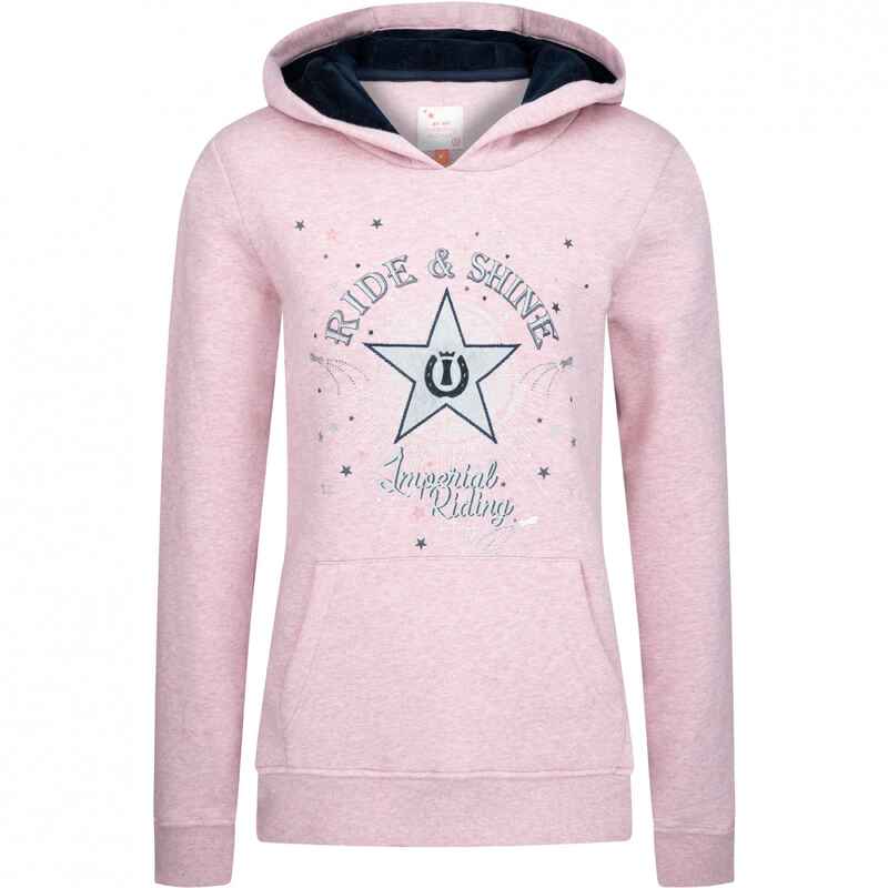Damen Sweater mit Kapuze IRHStar Shine classy pink melange
