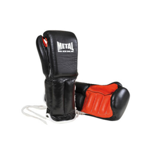 Leather teacher's boxing gloves Metal Boxe