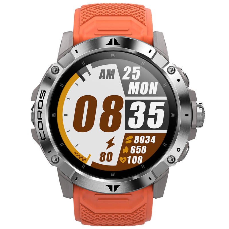 Relógio GPS Multidesportos Smartwatch - Coros Vertix 2 Lava