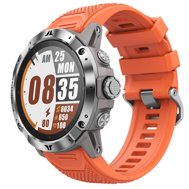 Relógio GPS Multidesportos Smartwatch - Coros Vertix 2 Lava
