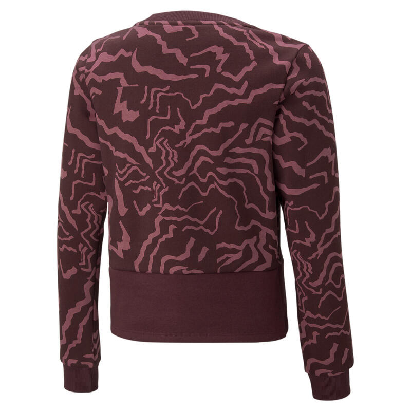 Sudadera de cuello redondo juvenil Alpha Printed PUMA