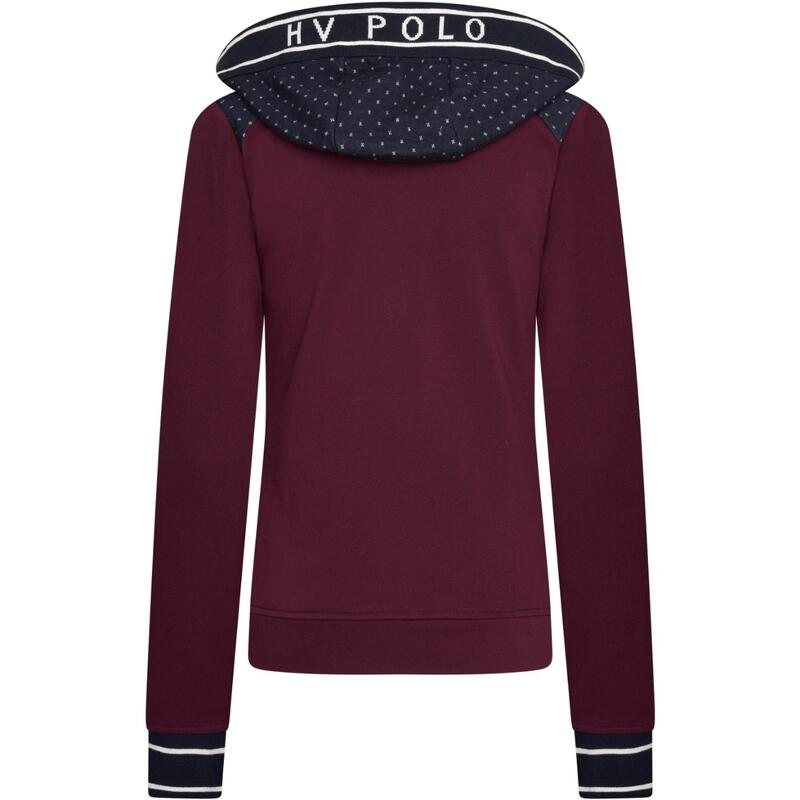 Damen Hoodie HVPCharlize dark berry