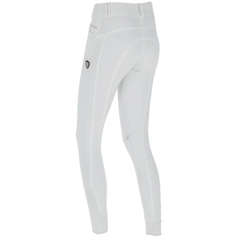 Damen Reithose Silikon Vollbesatz DETROIT 2020 white