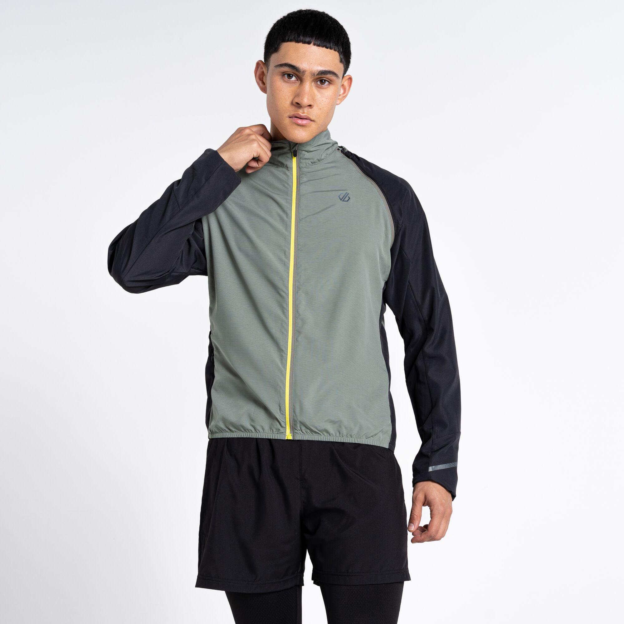 Windshelljacke Oxidate Laufsport Herren AgaveGrn/Blk Atmungsaktiv DARE 2B