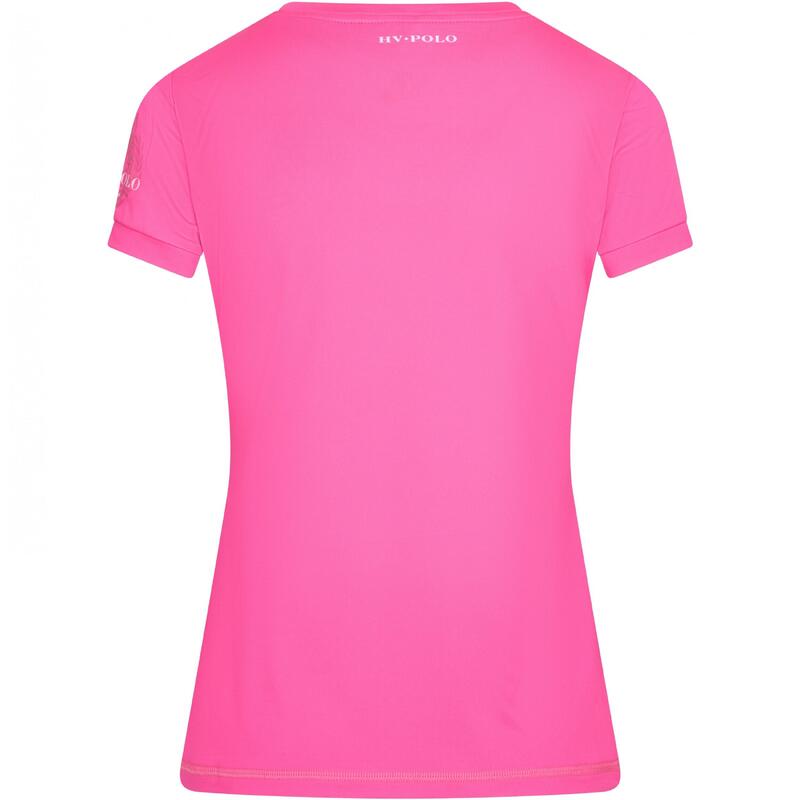 Damen T-Shirt Favouritas Tech neon fuchsia