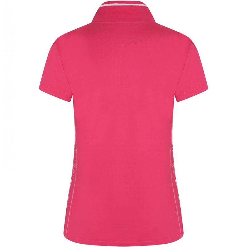 Damen Polo Shirt Tech IRHRuby bright rose