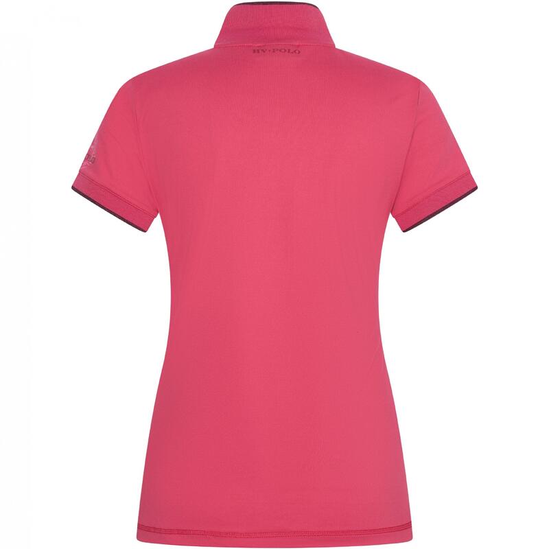 Damen Poloshirt HVPFavouritas Tech Luxury strawberry