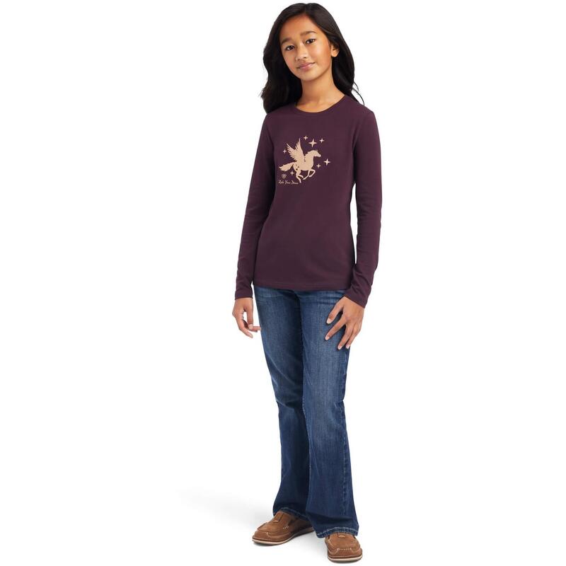 Kinder Longsleeve DREAM mulberry