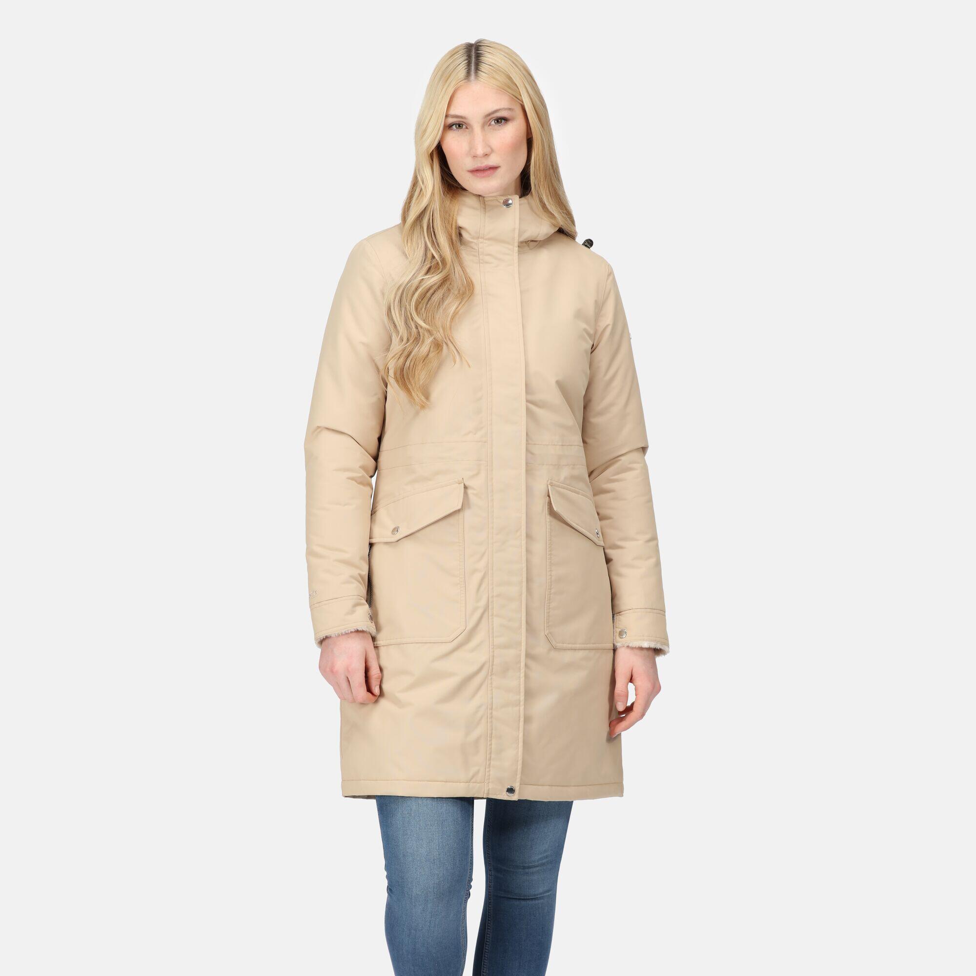 Kurtka Parka Romine Waterproof Rozmiar 40 Beżowy - RWP351-0GE