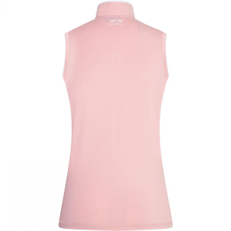 Damen Poloshirt ärmellos Favouritas Tech happy pink
