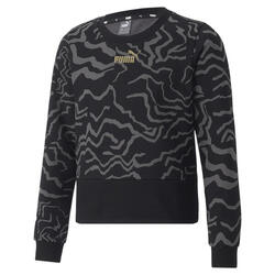 Sudadera de cuello redondo juvenil Alpha Printed PUMA