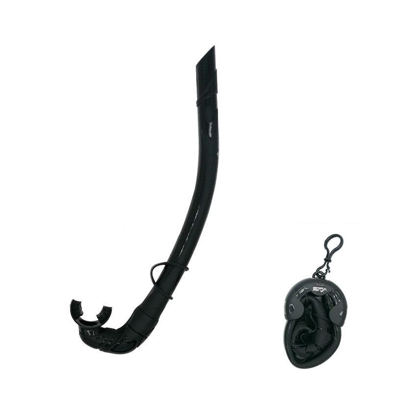 Flexa All Silicone Free Diving Snorkel - Black