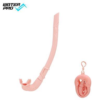 Flexa All Silicone Free Diving Snorkel - Light Pink