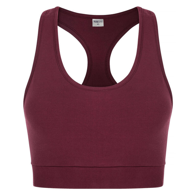 Yoga Bra Balance Yoga Damen Rot Stretchig YOGISTAR