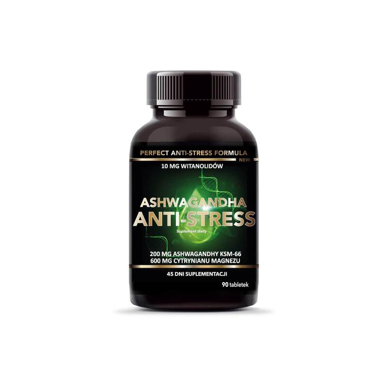 Ashwagandha Anti-stress KSM-66 200mg  90 tabletek