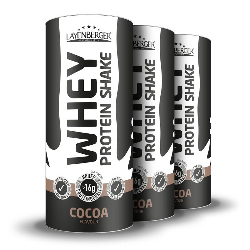 LAYENBERGER WHEY PROTEIN SHAKE Cocoa 3x300g