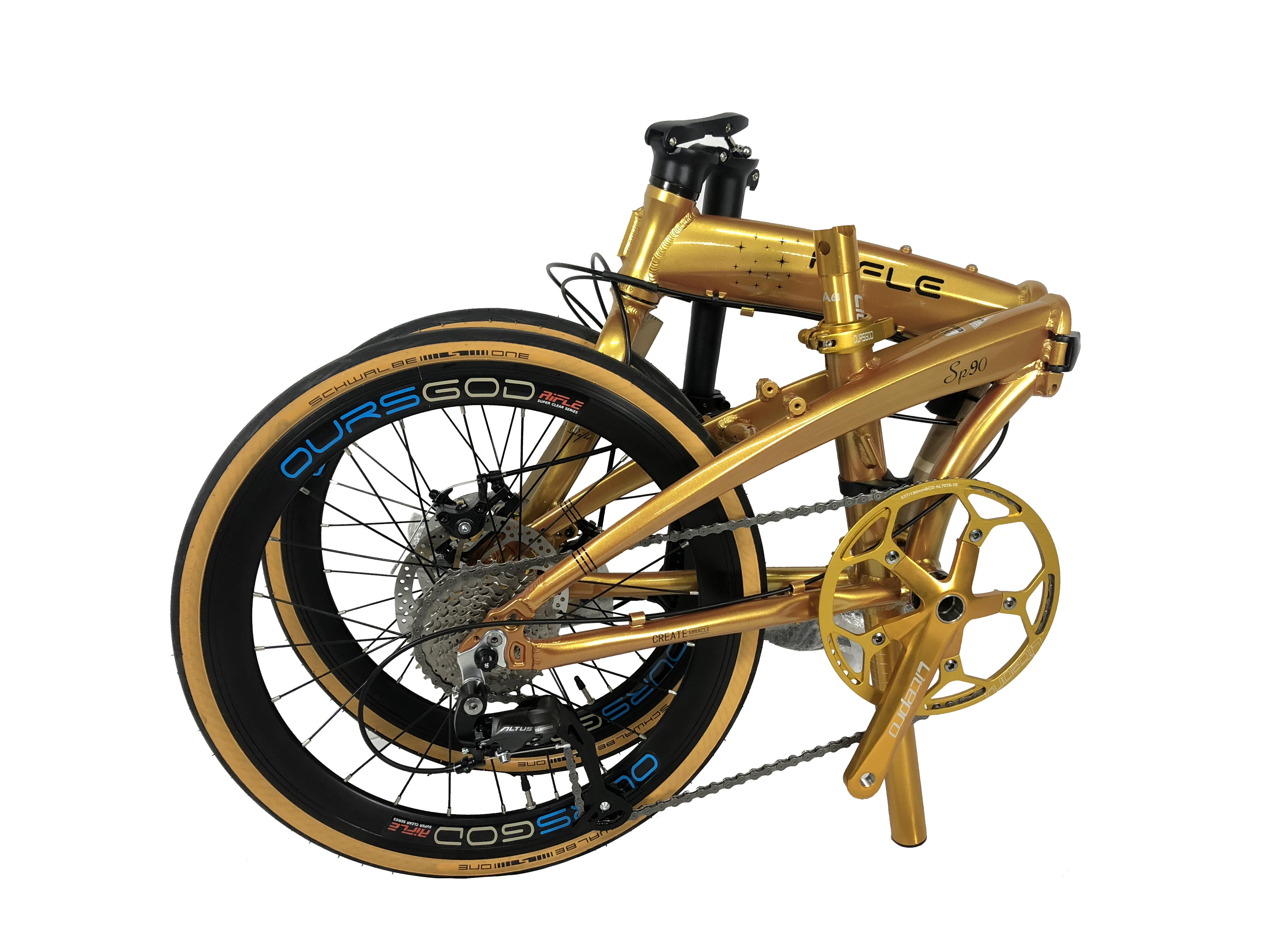 Folding Bicycle | SP90 LITEPRO Aluminium | 451mm Schwalbe Tyres